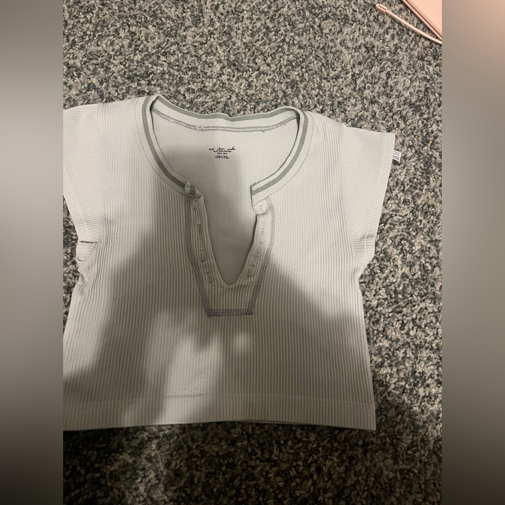 Urban outfitters out from under Gray Ribbed Top